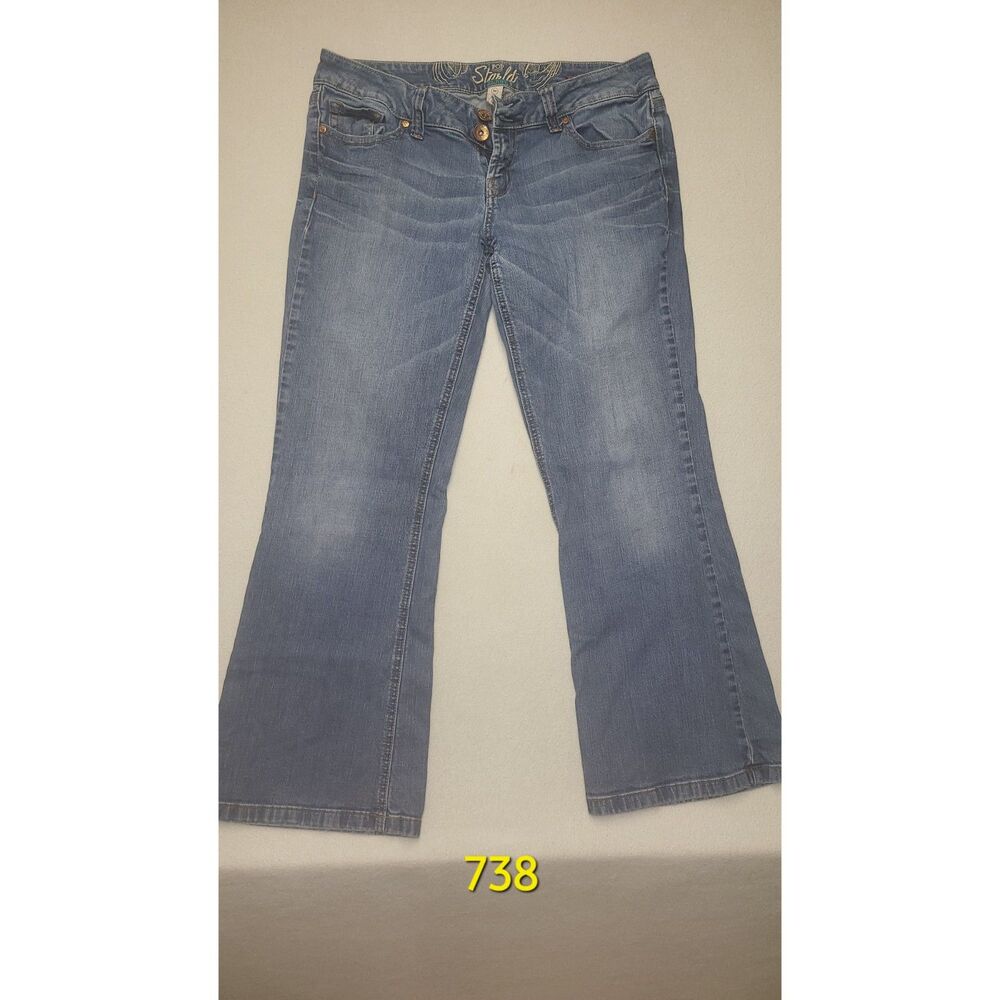 Refuge Pop Starlet Womens Flare Jeans size 12S